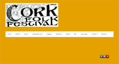 Desktop Screenshot of corkfolkfestival.com