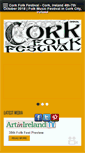 Mobile Screenshot of corkfolkfestival.com